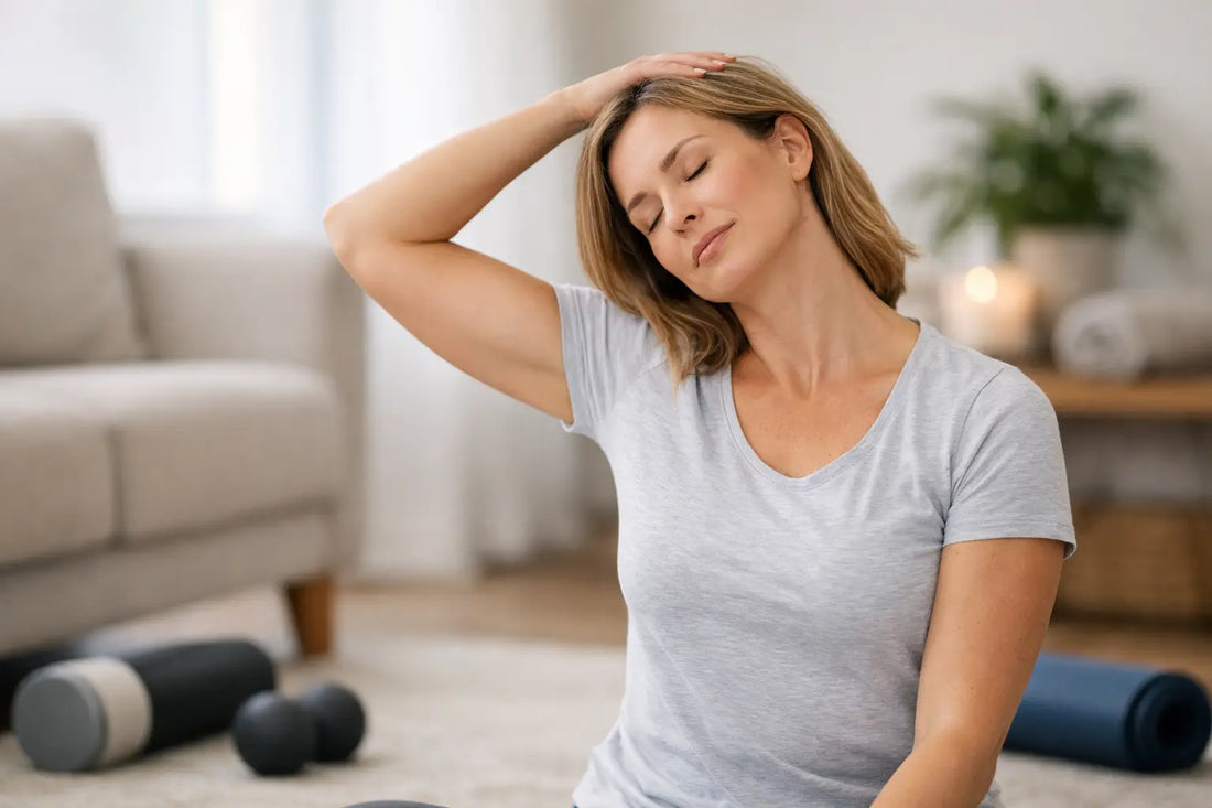 Hvordan afspænder man nakken hjemme?