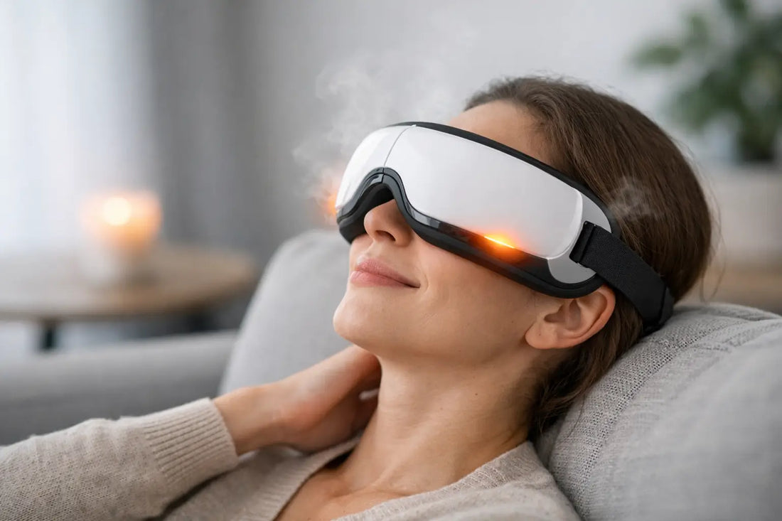 Øjenmassager med varme - virker den?