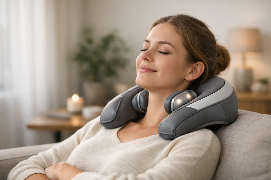 Elektrisk nakkemassager til ro i hverdagen